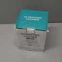 Ultrasonic Retainer Cleaner Machine for Dentures, Mouth Guards, Braces, Toothbrush Heads, Jewelry, 220ML Capacity Ultrasonic Cleaner with Digital Timer&UV, 2 Modes for All Dental Appliances, White