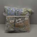 Yvooxny Quilt Set King Bedspread Reversible Green Farmhouse Garden Coverlet Real Patchwork Quilt Set for All Seasons with Pillowcases, Farmhouse Floral Pattern, King Size