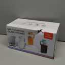 OneDream Glass Pitcher with Lid  64oz Glass Mason Jar Pitcher with Wide Mouth, Airtight Seal, Leak-Proof, Spout Design  Ideal for Iced Tea, Sun Tea, Cold Beverages, and Home Entertaining (Gray)