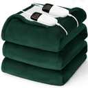 Heated Electric Blanket Queen Size - 84" x 90" Heating Blanket with Dual Control, 10 Heating Levels & 8 Hours Auto Off, Soft Warm Flannel Blanket, Christmas Birthday Gifts for Senior Grandma (Jasper)