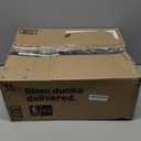 Large Dish Drying Rack, Expandable Dish Rack for Kitchen Counter, Dish Drainer with Drainboard Set, Multifunctional Dishrack with Utensil & Cup Holder, 13.4"-28.7" L x 11.8" W x 9.3" H, Black