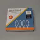 BOGAO 4 Pack Candelabra Bulb, 12W Warm White 3000K LED Candle Lights, 85-100 Watt Equivalent, E12 Base, 1200 Lumens, Torpedo Shape