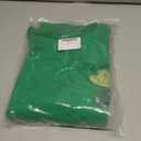 St Patricks Day Sweatshirt Women Shamrock Embroidery Sweatshirts St Patricks Day Shirt Casual Lucky Patch Pullover Tops (Green, L)