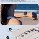 Magnetic Silicone Band Compatible with Apple Watch Band Women Men, Soft Waterproof Sport Strap for iWatch, Size: 44mm/45mm/46mm/49mm/42mm(Series 3 2 1)