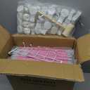 AWTATOS Cube Storage Organizer Protable Closet Organizers and Storage for Kids DIY Stackable 12 Cube Storage Shelves Clothes Organizer for Bedroom, Home, Pink