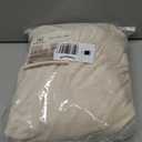 10x10ft Wrinkle Free Ivory Backdrop Curtain for Parties Soft Fabric Drapes Wedding Ivory Curtain Backdrop for Birthday Party Decorations Background for Photography 5x10ft,2 Panels