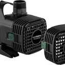 Little Giant 566729 7365 GPH Wet Rotor Pump with 40-Ft. Cord for ponds up to 7300 Gallons, Black, F70-7300