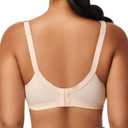 Minimizer Cotton Bra for Women Full Coverage Wireless Non Padded Plus Size(Beige,36DDD) (Beige)