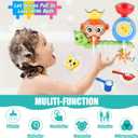 Bath Toys for Kids Ages 1-3 Toddler Bath Toys for Babies 1 2 3 Year Old Boys Girls Water Bathing Tub Toy for 12 18 Months Infant with Cups