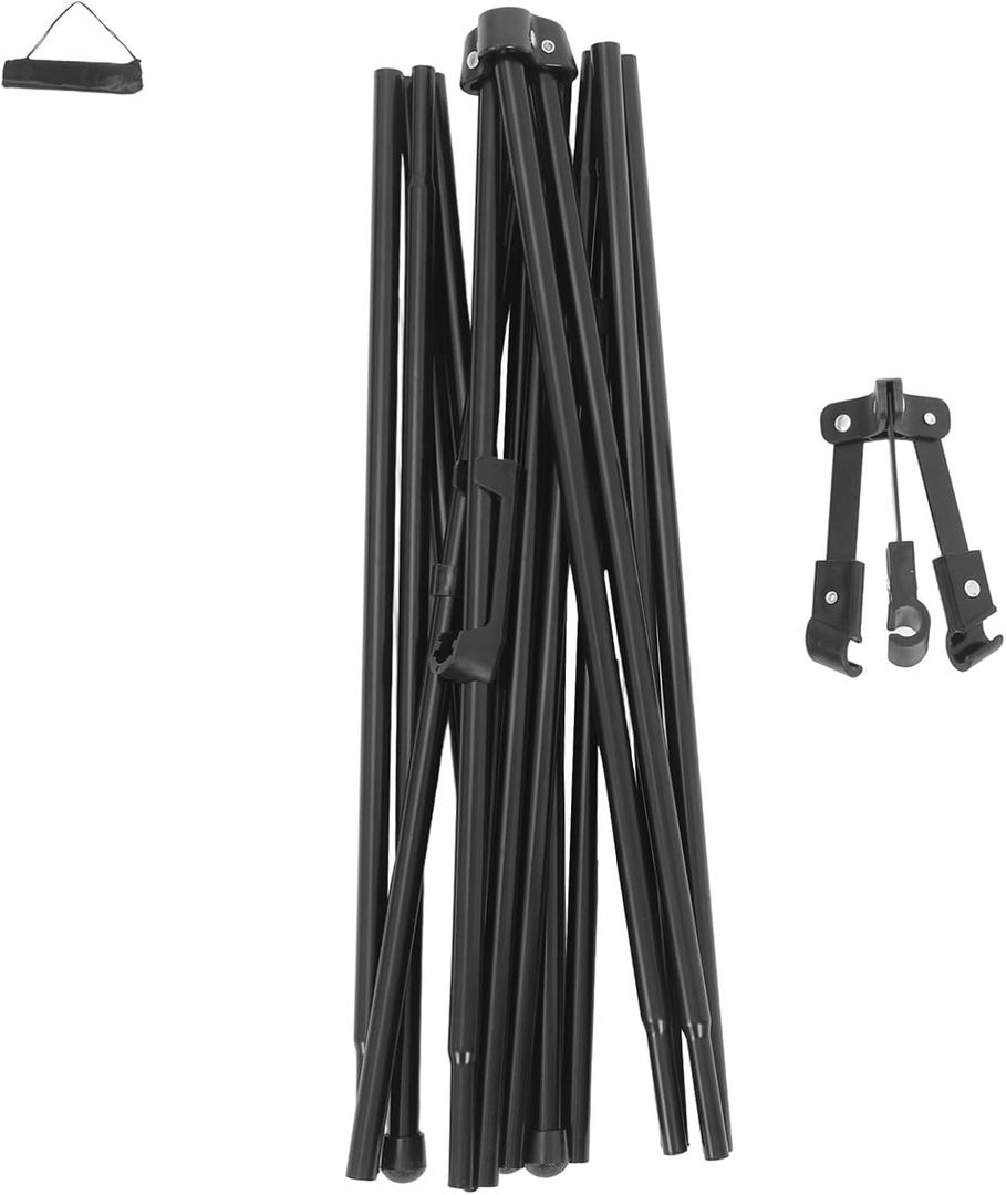 Adjustable Metal Tripod Easel Stand for Painting and Sketching Portable Display with Stable Three-Legged Design Multipurpose Metal Frame for Wedding Signs Posters and Outdoor Use