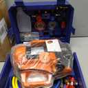 VTG VOGTEN 4.5 CFM AC Vacuum Pump and Gauge Set,for Mini Split/HVAC/Auto Systems,Manifold Gauge Kit Compatible with R134a R12 R22 R502,Includes 3 Hoses, 2 R134a Can Tap,Upgraded Trifold Storage Case