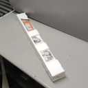 Curtain Track, Ceiling Curtain Track for Room Divider, Ceiling Mount Rail Set with Roller Hooks, White, 6ft - 9ft