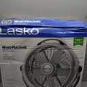 Lasko Wind Machine Fan, Air Circulator Fan with 3 Speeds, 20" Model 3300, Gray