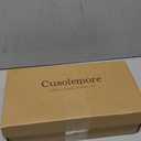 Heels for Women with Arch Support, Low Chunky Block Closed Toe Heels,Comfortable Pointed Toe Dress Office Slip on Pumps Shoes 8