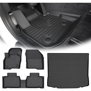 for Ford Edge & Edge ST Floor Mats 2015-2025 All Weather Floor Anti-Slip TPE Mats Cargo Liner Custom Car Mats Accessories 2015-2025 for Ford Edge & Edge ST Floor Mats 2015-2025 All Weather Floor Anti-Slip TPE Mats Cargo Liner Custom Car Mats Accessories 2015-2025