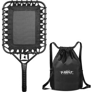 Baseball Racket for Fly Balls,15 .5 OzBaseball/Softball Fungo Racket Bat for Coaches and Parents To Help Players Practice Hitting Grounders, Fly Ball And Fielding Skill| With Large Shoulder bag