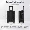20" Aluminum Frame Carry-On with Front Pocket & USB Port