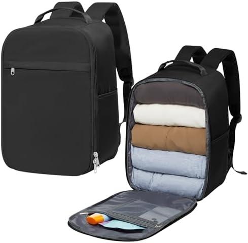 Amazon.com: WEPLAN United Airlines Approved Personal Item Travel Bag, Under seat 20L Carry on Backpack, 402025CM Cabin Luggage Bag, Mochila deviaje, Frontier Airlines Personal Item Bags, Black : Electronics