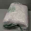 Waffle Knit Throw Blanket, Luxury Cozy Chunky Knit Throw Blanket for Couch, 50 x 60 Inch Thick Ultra-Soft Feather Yarn Knitted Blanket for Sofa, Bed, Home Decor - Off White