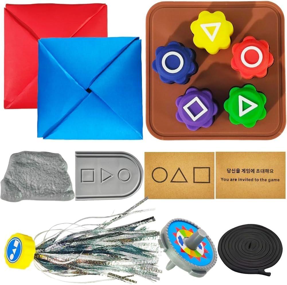 Gonggi Korean Traditional Folk Game Play Set,Gonggi Jack Stone Pebbles Set,Korean Traditional Play Game Including,Hand Eye Coordination Training Toy