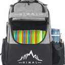Disc Golf Bag Holds 22+ Discs, Durable Disc Golf Backpack with Large Capacity, and Multiple Storage Pockets, Grey 