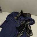 Police Costume Adult Women Cop Costume Jumpsuit with Hat for Halloween Cosplay Dress Up Party (Large)