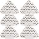 Sgizoku Triangle Steam Mop Replacement Pads for Shark Lift-Away Pro Steam Pocket Mop and Shark Genius Steam Pocket Mop System S3973D S3973 S5003D S6002 Vacuum Cleaner (6 Pack)