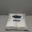 MooMee Bedding Duvet Cover Set 100% Washed Cotton Linen Like Textured Breathable Durable Soft Comfy (Solid Bright White, Queen 90"x90")