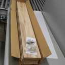 48 Inch Floating Shelves for Wall Rustic Light Wood Wall Shelves for Bedroom Set of 4