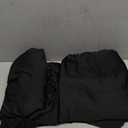 BDDC Cocktail Table Covers - 2 Pack 32"x 43" Black Cocktail Table Tablecloth with Natural Wavy Round Skirt for Bar Wedding Party Banquet