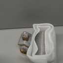 Flutesan 2 Pcs Lighted Mercury Glass Christmas Cottage Houses for Tabletop LED Golden Glittered Church and Christmas Village Figurines Decorative Tabletop Xmas Party Winter Mantel Shelf Home