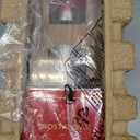 Nostalgia Vintage Hot-Air Popcorn Maker Machine - Makes Up to 12 Cups - Oil-Free - Healthier Popcorn - Classic Stand-Up Cart With Wheels - Includes Kernel Measuring Cup - Red