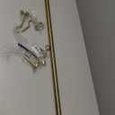 TWOPAGES 45 inch Gold Iron Curtain Pull Wand - Rod - Strong Drapery Pull Rod for Opening and Closing Curtains