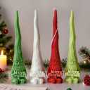 Christmas Candle Molds, 3D Santa Claus Silicone Mold for Candle Making, Xmas Gnome Epoxy Resin Molds, moldes para velas, DIY Wax Soap Aromatherapy Mold for Winter Home Decor (Gnome)