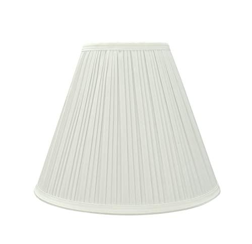 Aspen Creative 59176A, Empire Uno Lamp Shade, Off White, 5" Top x 11.5" Bottom x 9.5" Slant Height, Slip UNO 33mm