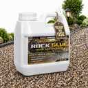 Rock Glue for Landscaping, 32 Fl Oz Mulch Glue, Strong Pea Gravel Binder for Pebble, Pine Straw for Outdoor, Long-Lasting Gravel Glue Lockdown Decorative for Patios, Gardens, Walkways, and Paths