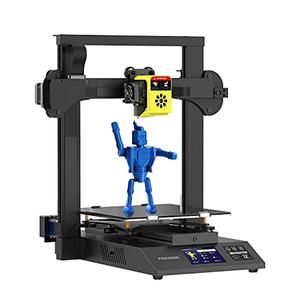 FOKOOS 3D Printer Odin-5 F3 Foldable 99% Pre-Assembled Works with TPU/PLA/PETG Direct Drive 0.1mm High Precision Dual Z-axis Touchscreen Open Source 235x235x250mm