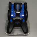 Force1 Tornado Blue LED Remote Control Car for Kids- Double Sided Driving Fast RC Cars 360 Flips, Outdoor 4WD Off Road Stunt RC Car, All Terrain Tires, RC Crawler Rechargeable Battery, 2.4GHz Remote