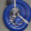 Heavy-Duty 1.5" Pool Pump Replacement Hose Kit Thickened Threaded Pool Hose with B-Type Adapter & Clamps, Above Ground Pool Hose Conversion Kit for 1500+ GPH Pumps, Sand Filters & Saltwater Systems