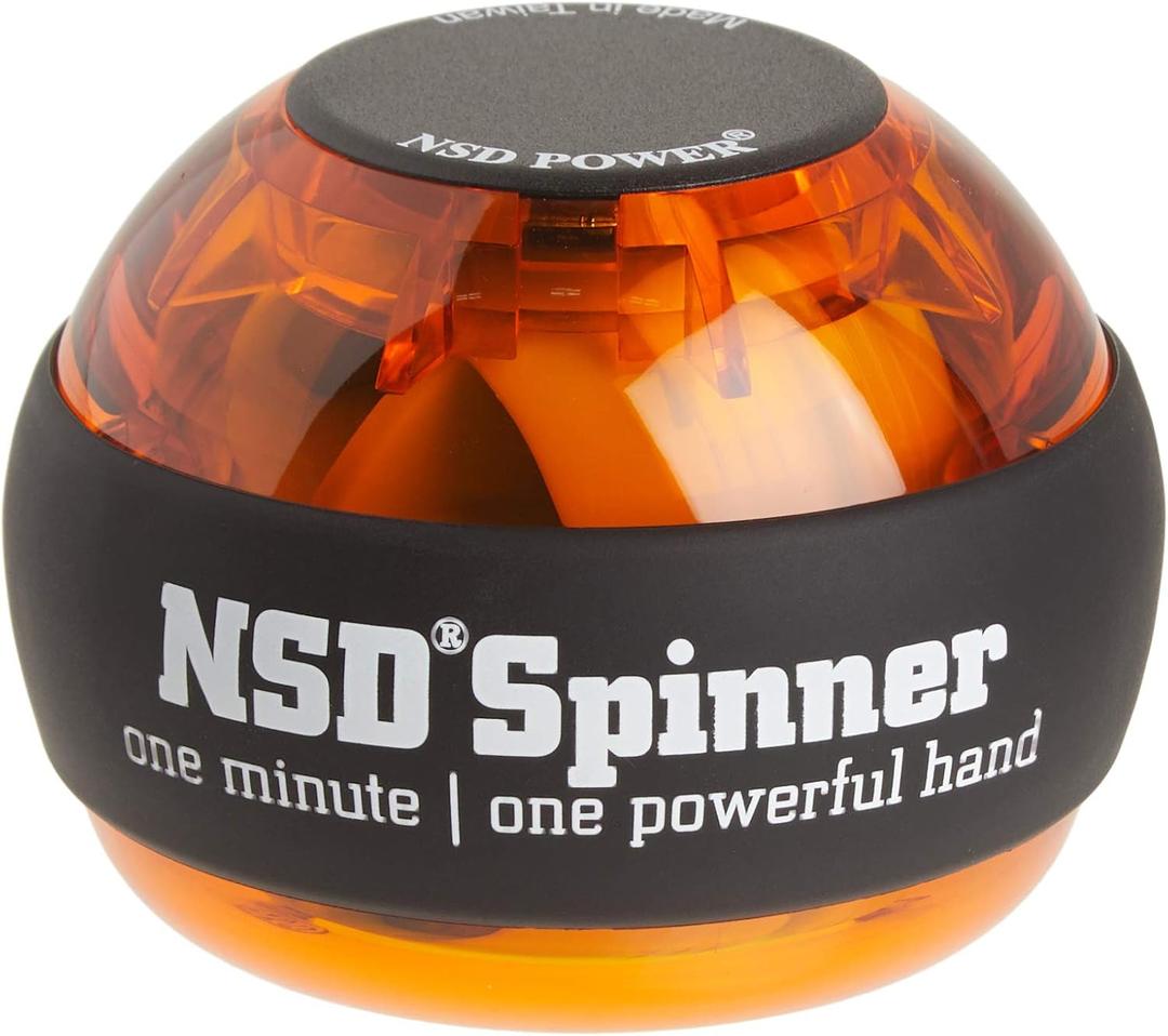 NSD Power Essential Spinner Gyro Hand Grip Strengthener Wrist Forearm Exerciser (Amber)