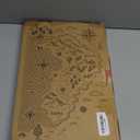 CZYY DND Battle Map Book  32 Reusable Dry/Wet Erase Mats with 100+ Scenery Decals, 1" Grid & Lay-Flat Binding - Portable RPG Terrain Kit for Campaigns, Game Night & Miniature Battles (Style A)