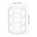 8 Pcs Milk Bottle Sleeves Pigeon Supplies Silicone Bottle Cover Feeding Glass Covers Glass Sleeves Nursery Feeding Baby White Anti-Fall