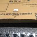 ProsourceFit Puzzle Exercise Mat ½ in, EVA Interlocking Foam Floor Tiles for Home Gym, Mat for Home Workout Equipment, Floor Padding for Kids, Black, 24 in x 24 in x ½ in, 48 Sq Ft - 12 Tiles