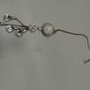 Bling Car Accessories for Women and Man, Cute Decor Women, Lucky Crystal Sun Catcher Ornament, Rear View Mirror Ball Charm (30 mm Clear) (White)
