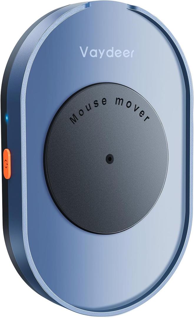 Vaydeer Undetectable Mouse Mover, M4 Mouse Jiggler Device with ON/Off Switch, Driver-Free Shaker Wiggler Mouse Movement Simulation for Computer Awakening, Gift Ideal for Men/Women (Navy Blue)