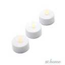 LED Tea Lights Candles 3Pcs