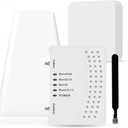 Cell Phone Booster for Home & Multi-Room, Cell Phone Signal Booster with 2 Indoor Antennas for Band 66/2/4/5/12/17/13/25,Up to 6000 Sq.Ft,Boost 4G 5G LTE Data for All U.S. Carriers, FCC Approved, missing parts
