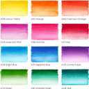 ARTEZA Real Brush Pens, Set of 12, Bright Tones, Blendable Watercolor Markers and 1 Water Brush, Art Supplies for School, Home, and Office