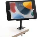 Anti Theft Locking Tablet Stand Holder POS Swivel with Security Lock & Key,Desktop Table Clamp Mount for iPad 10.2-Inch (9th,8th,7th Gen.),
