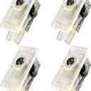 4 Pcs Car Welcome Lights, LED Door Projector Lights Compatible With 1/2/3G20/4/8/X1/X3/X4/X5(G05)/X7/M4/M8/Z4/I3, M with letter